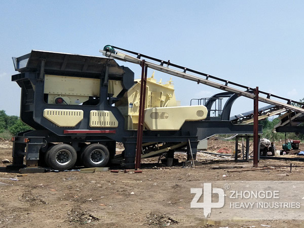 mobile crusher station