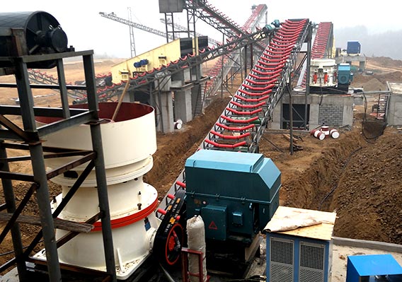 150t/h cone crusher in Saudi Arabia
