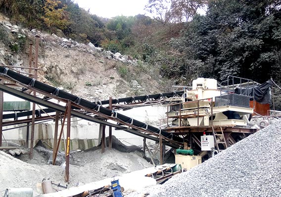 150T/H sand shaping machine for quarry in Indonesia