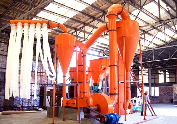 20t/h HGM mill for barite in Peru
